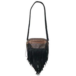 louis vuitton confetti crossbody with brown fringe